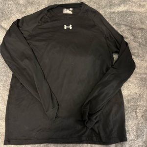 Under Armour long sleeve tee shirt small stain/spot on sleeve size M